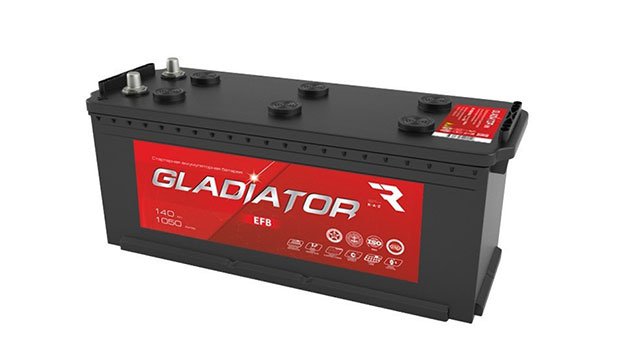 Аккумулятор Gladiator EFB 140 R