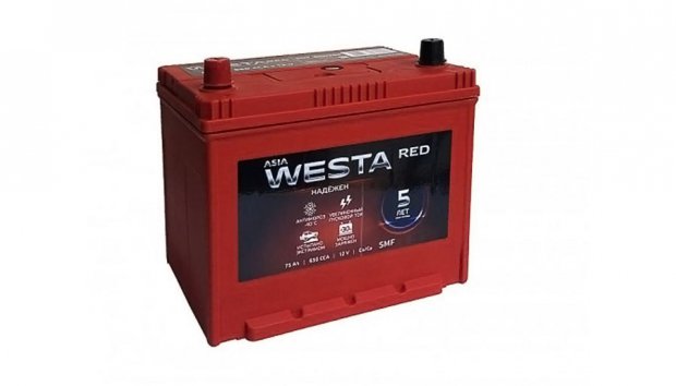 Аккумулятор WESTA red АЗИЯ 88D23R 2020
