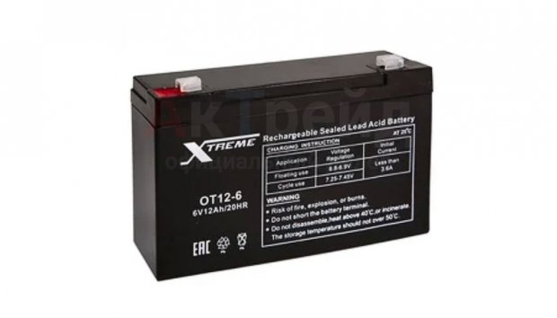 Аккумулятор Xtreme VRLA OT12-6