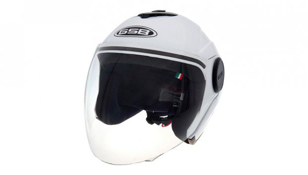 Шлем GSB G-249 White glossy, XL