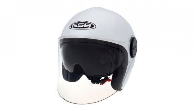 Шлем GSB G-259 White glossy, L