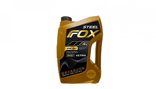 Моторное масло Steel FOX Ultra SAE 5w30 SN/CF 4л