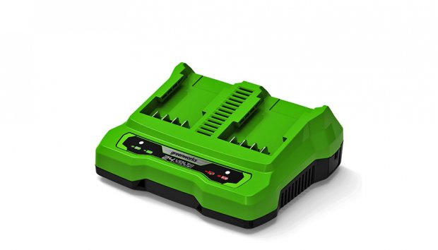 Зарядное устройство на 2 аккумулятора Greenworks G24C 24V